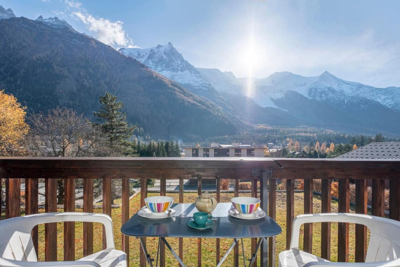Nice Studio With Balcony In Chamonix Exteriér fotografie